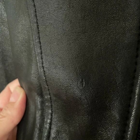 Kenneth Cole Reaction Black Leather Jacket - Picture 11 of 13